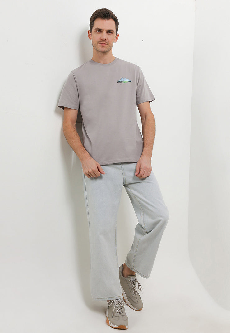 Terrace Smart Fit T-Shirt - Bali Destination Tee - Grey