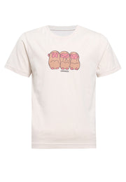 Chimp Chimp Kids T-Shirt - Cream