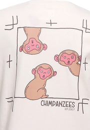 Chimp Chimp Kids T-Shirt - Cream