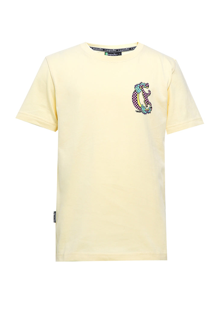 Checkerboard T-Shirt Anak - Yellow