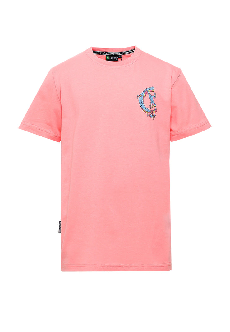 Nordic T-Shirt Anak - Pink