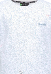 Doodle T-Shirt Anak - White