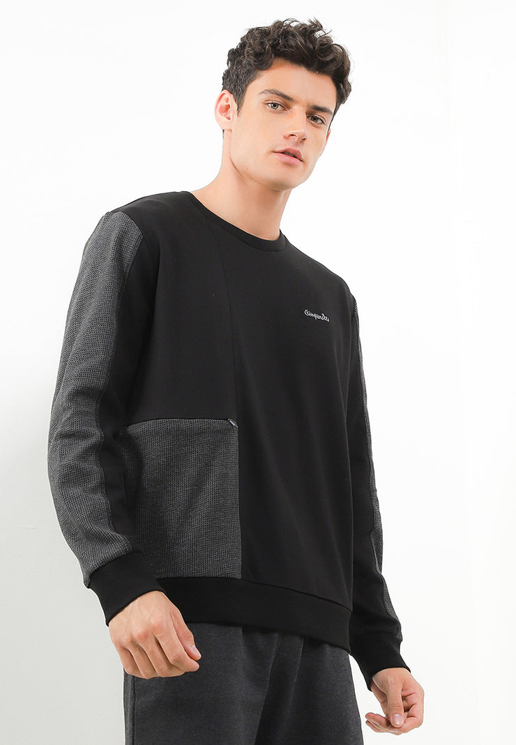 Combination Smart Fit Hoodie - Black