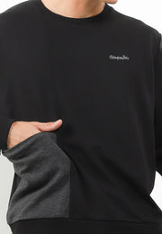 Combination Smart Fit Hoodie - Black