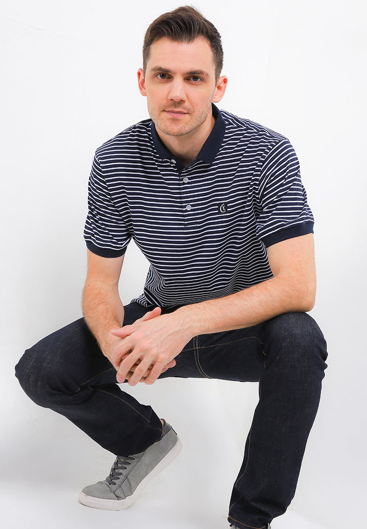 Small Line Smart Fit Polo Shirt - Navy