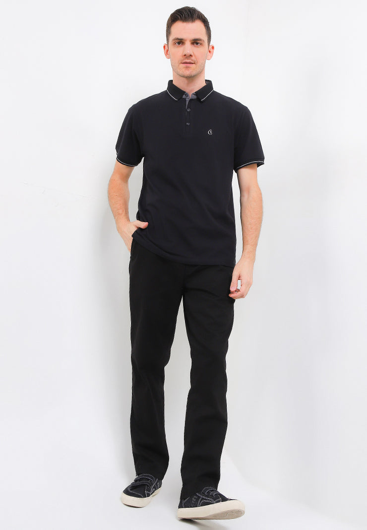 Modesty Smart Fit Polo Shirt - Black