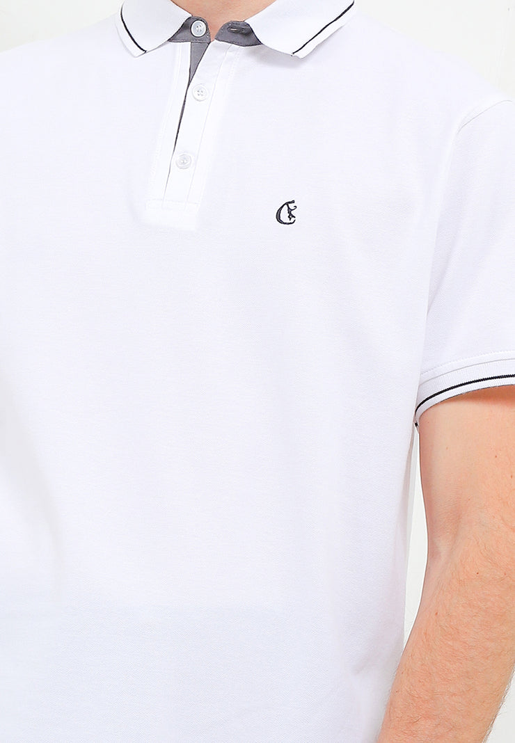 Modesty Smart Fit Polo Shirt - White