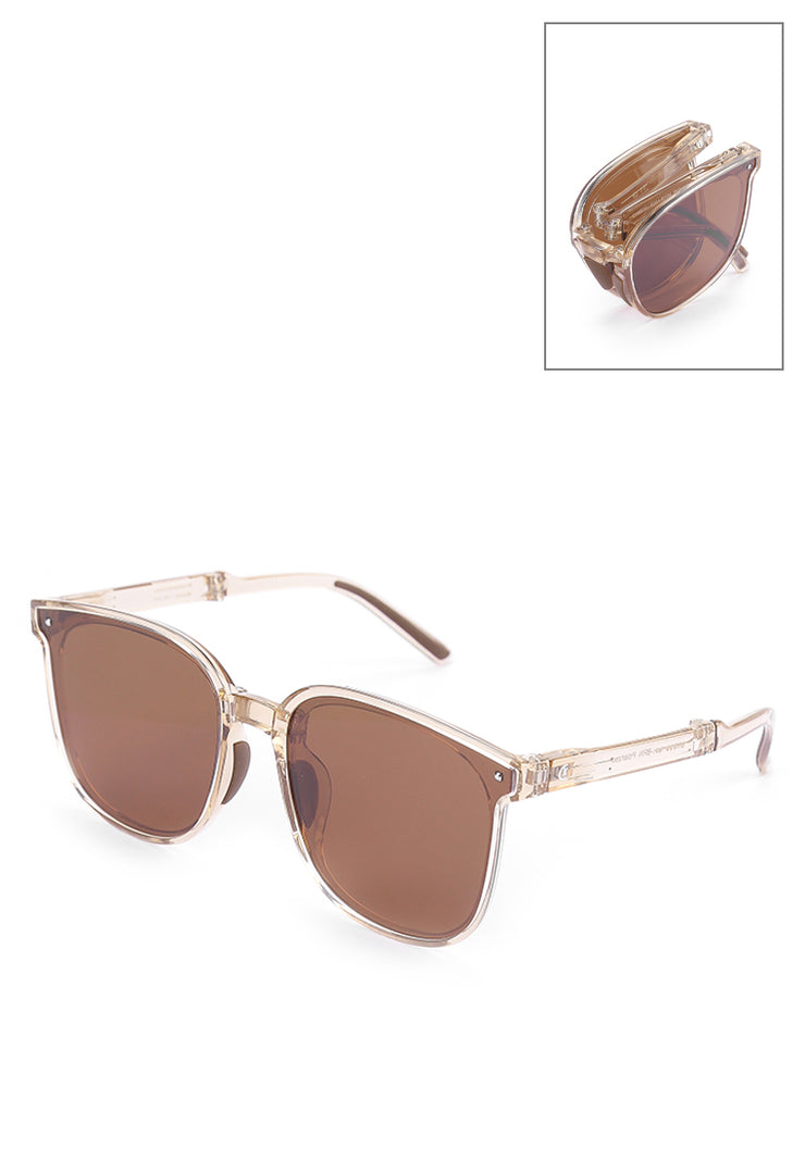 Hardy Folding Sunglasses - Brown