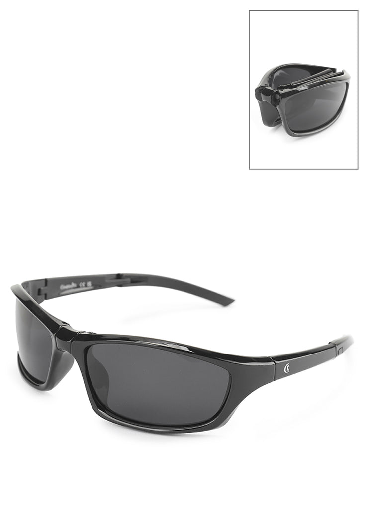 Hawk Folding Sunglasses - Black