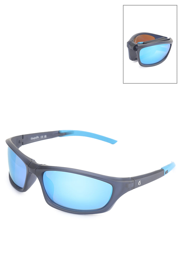 Hawk Folding Sunglasses - Blue