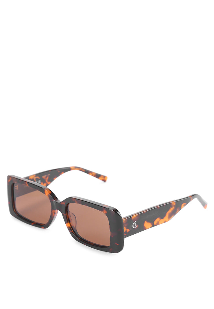 Shield Sunglasses - Brown