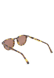 Oval Sunglasses - Brown