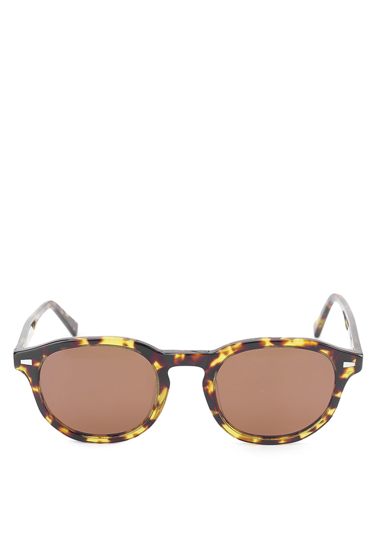 Oval Sunglasses - Brown