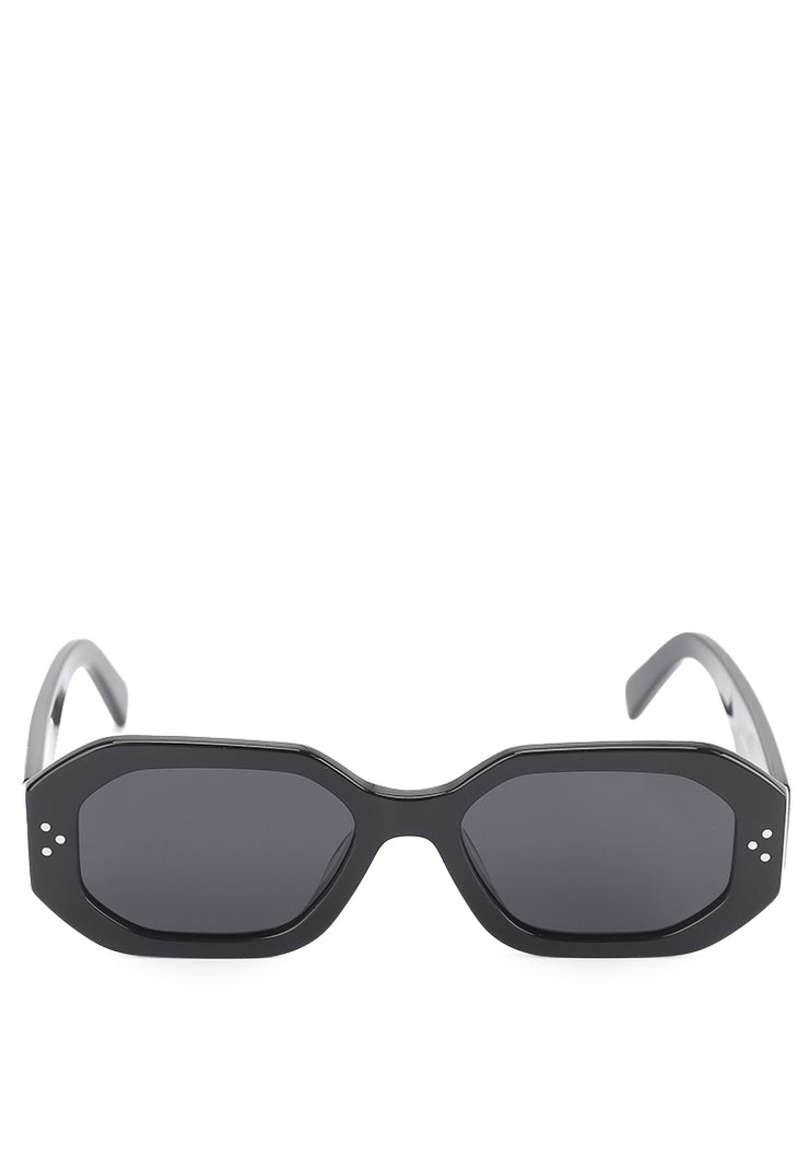 Square Sunglasses - Black