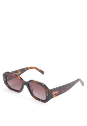 Square Sunglasses - Brown