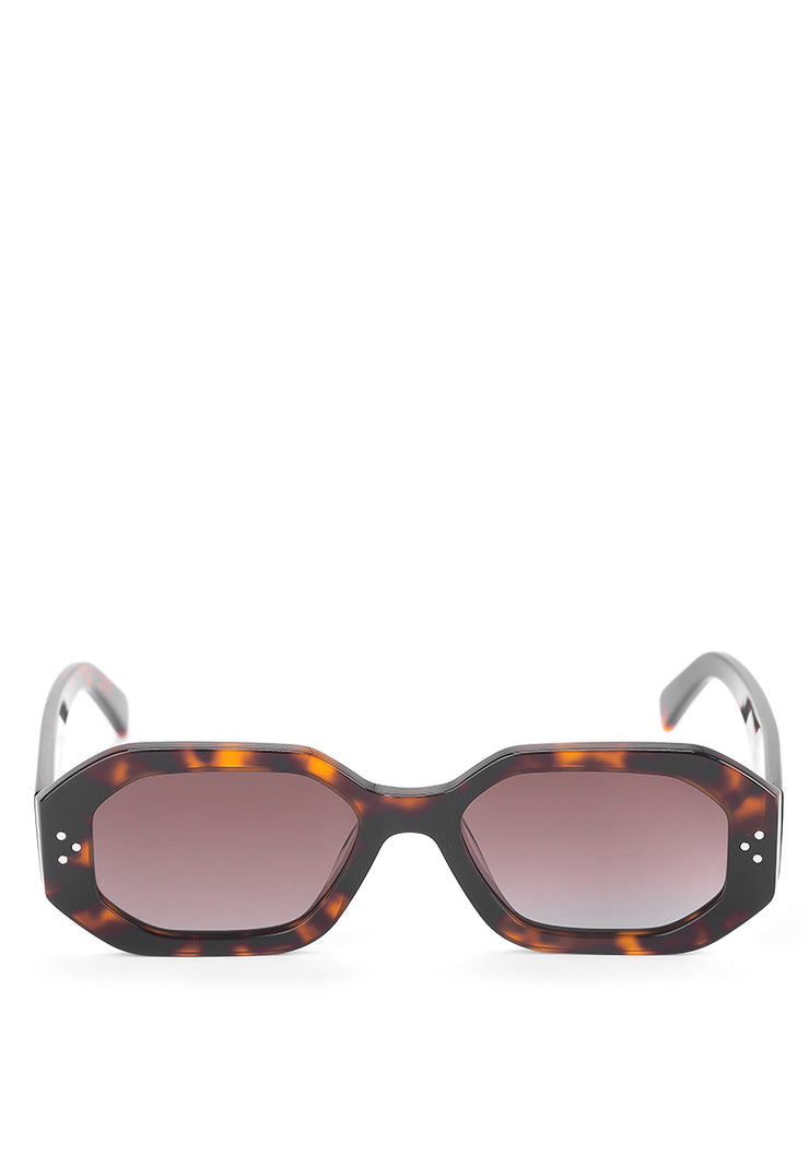 Square Sunglasses - Brown