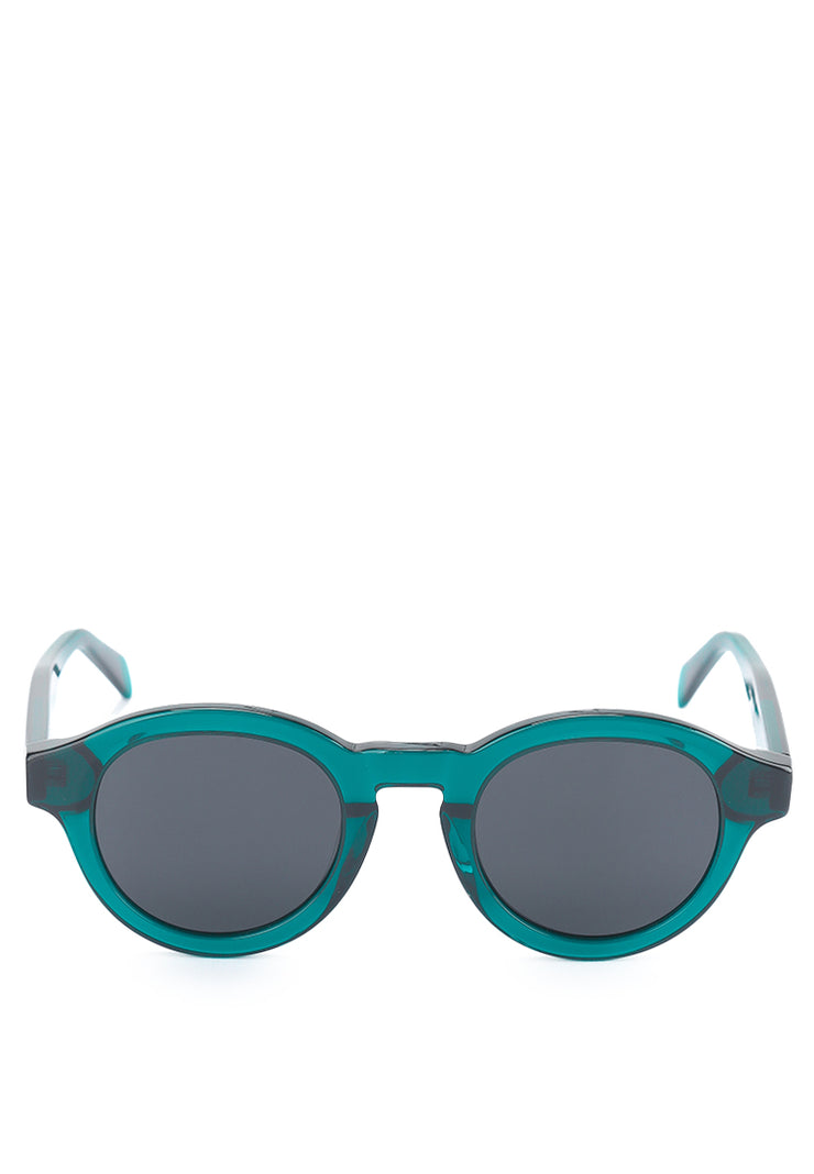 Round Sunglasses - Green