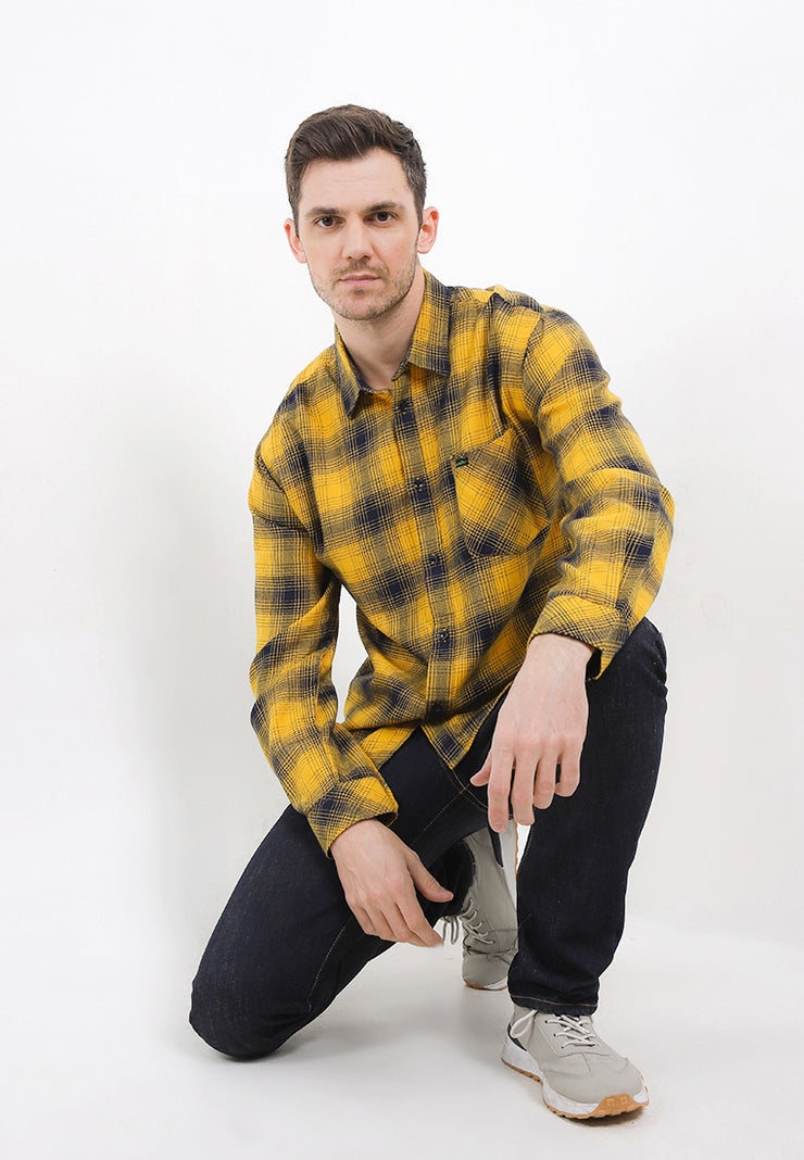 Corn Smart Fit Long Shirt - Yellow