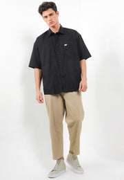 Safari Oversized Shirt - Black