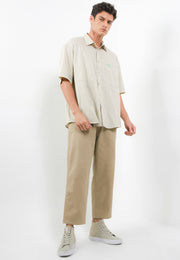 Safari Oversized Shirt - Cream