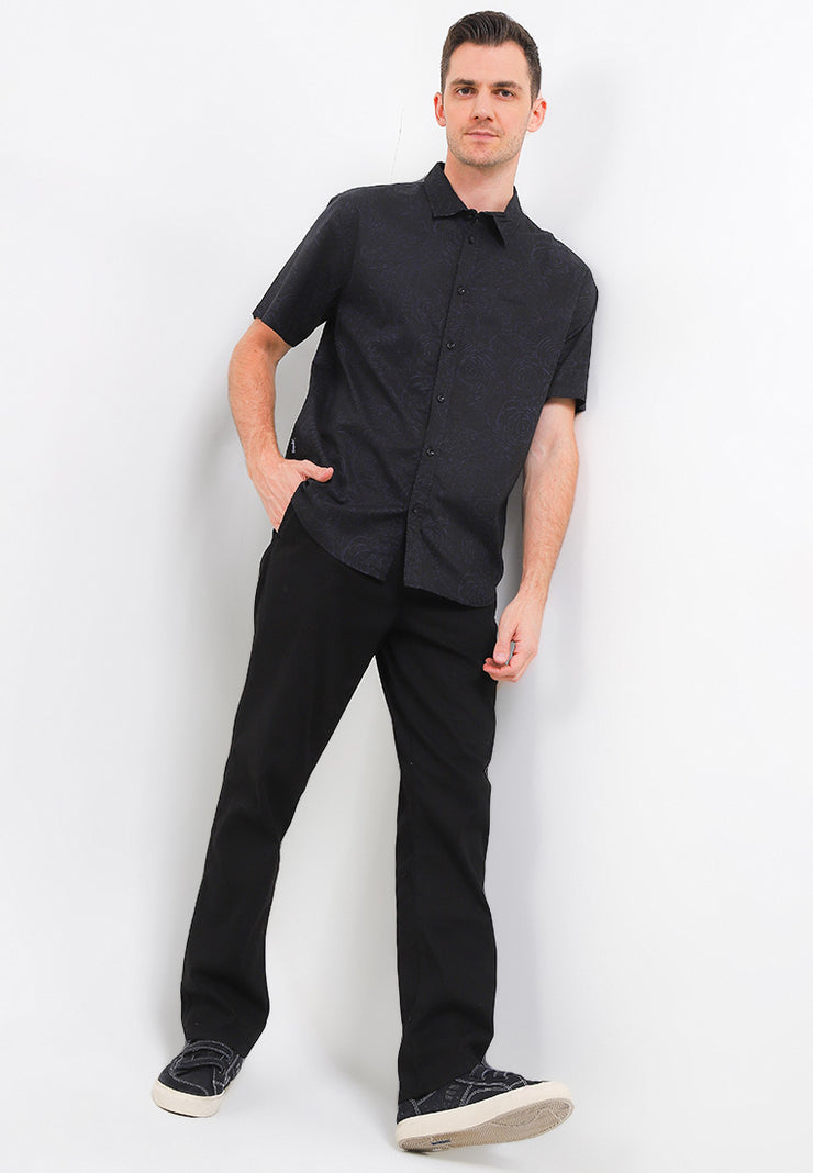 Fingerprint Smart Fit Shirt - Black