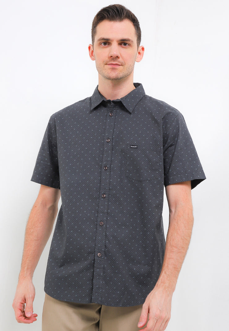 Dot Ink Smart Fit Shirt - Dark Grey