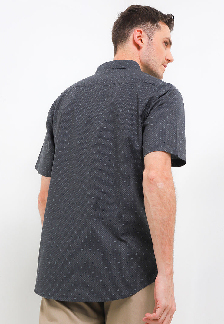 Dot Ink Smart Fit Shirt - Dark Grey