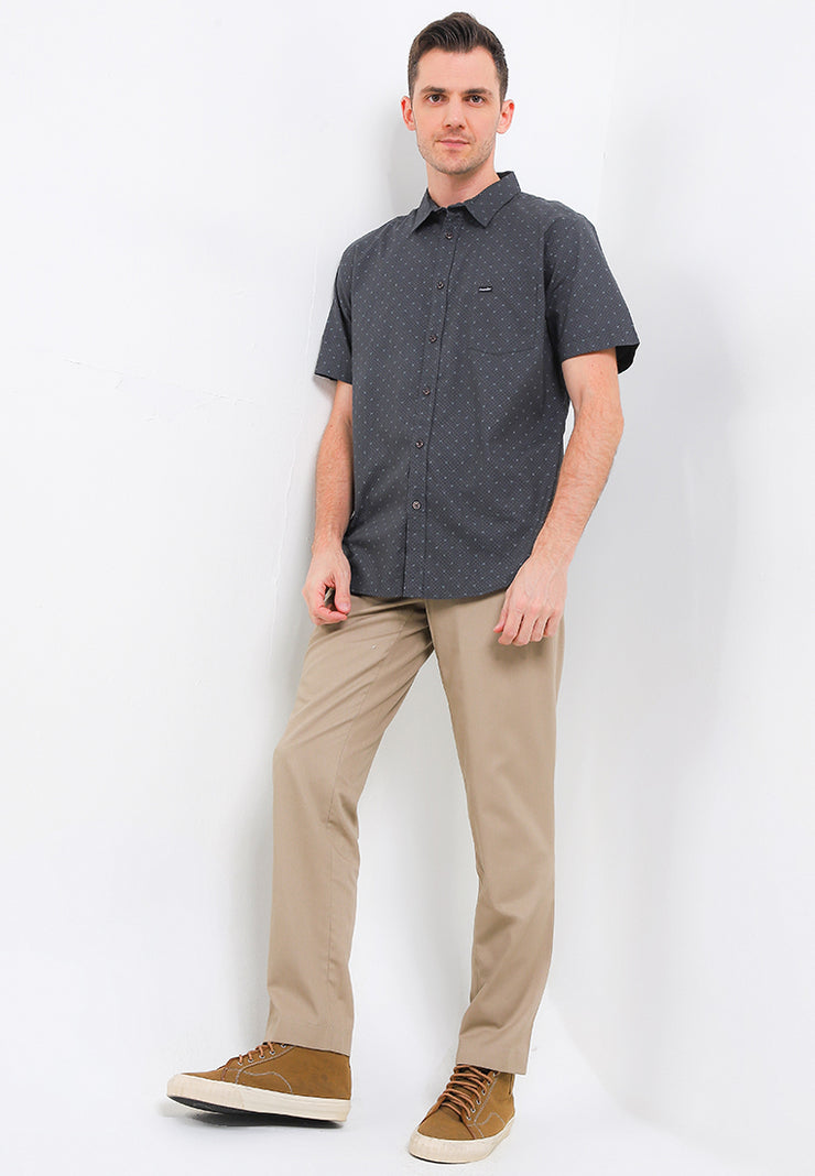 Dot Ink Smart Fit Shirt - Dark Grey