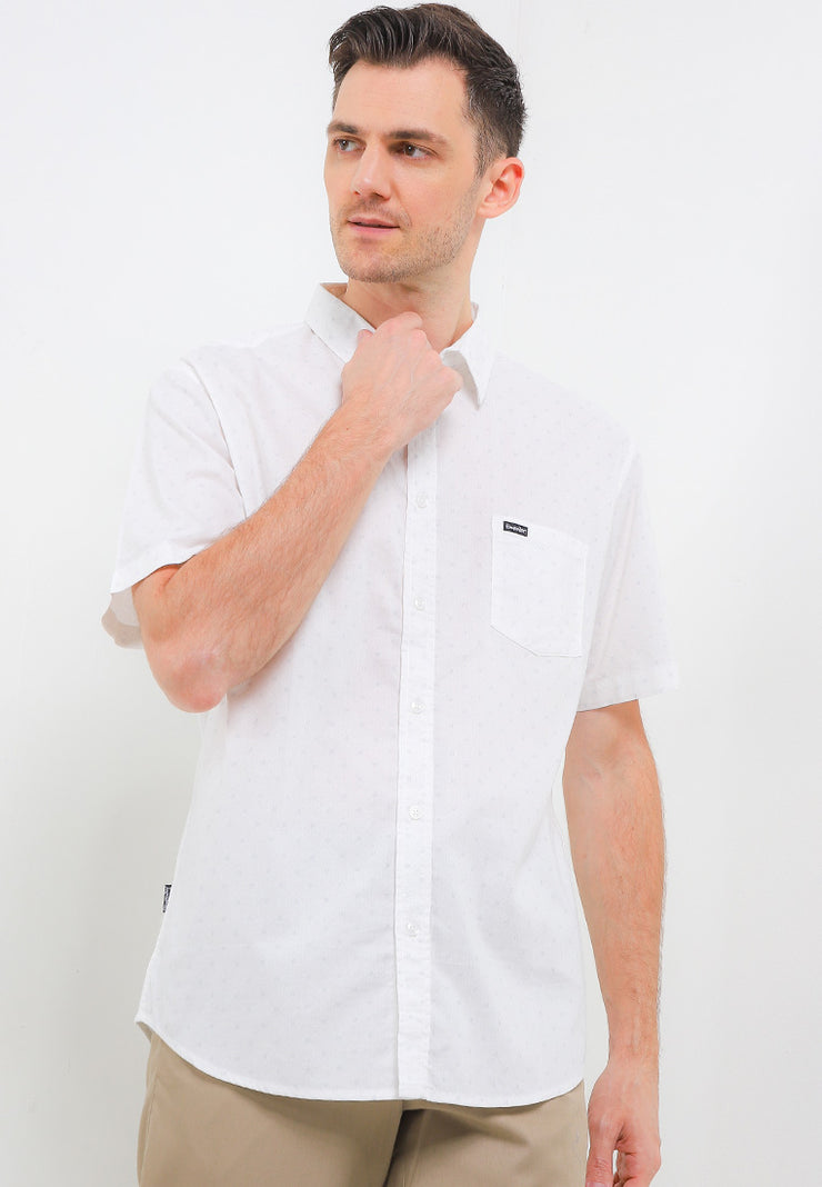 Dot Ink Smart Fit Shirt - White