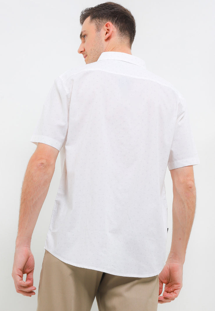 Dot Ink Smart Fit Shirt - White
