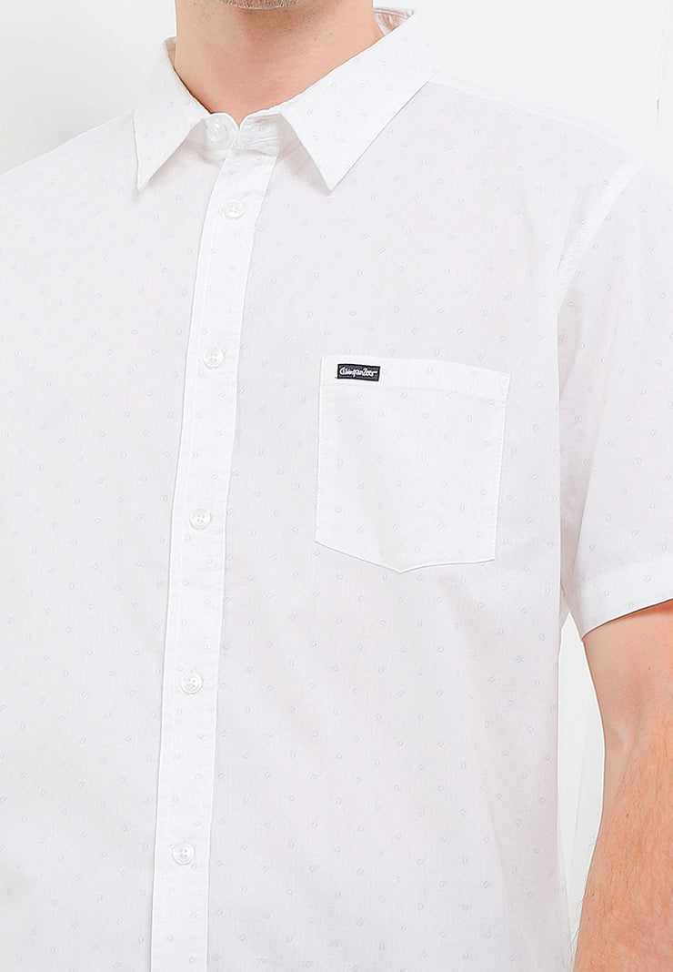 Dot Ink Smart Fit Shirt - White