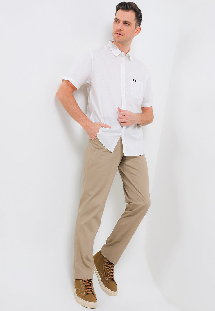 Dot Ink Smart Fit Shirt - White