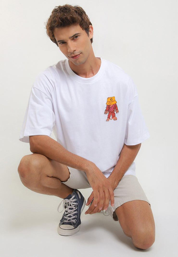 Confident Oversized T-Shirt - White