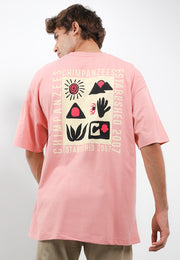 Fossil Oversized T-Shirt - Pink