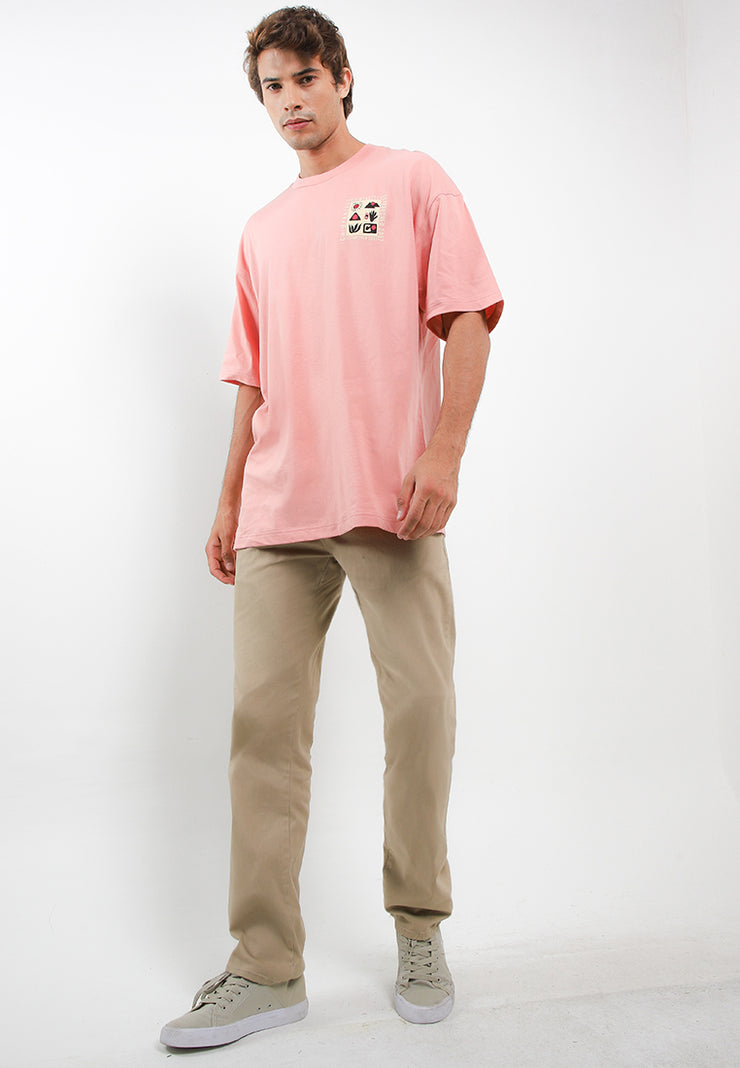 Fossil Oversized T-Shirt - Pink