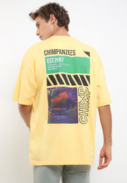 Sound Good Oversized T-Shirt - Yellow