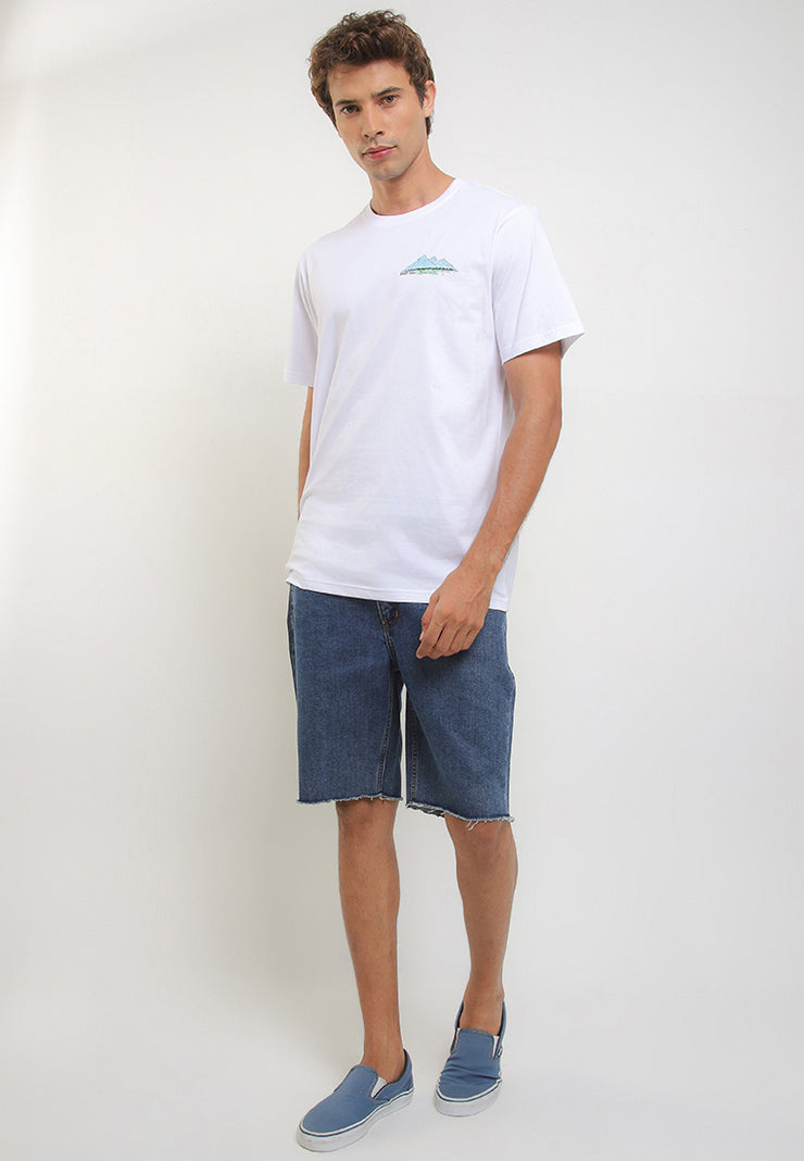 Terrace Smart Fit T-Shirt - Bali Destination Tee - White