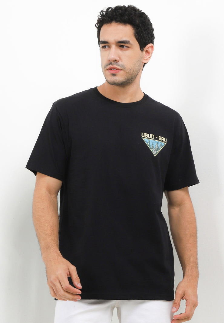 Nature Smart Fit T-Shirt - Bali Destination Tee - Black