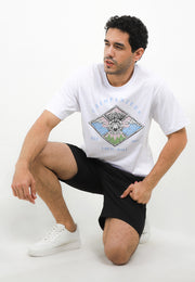 Patra Smart Fit T-Shirt - Bali Destination Tee - White