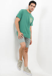 Temple Wave Smart Fit T-Shirt - Bali Destination Tee - Green