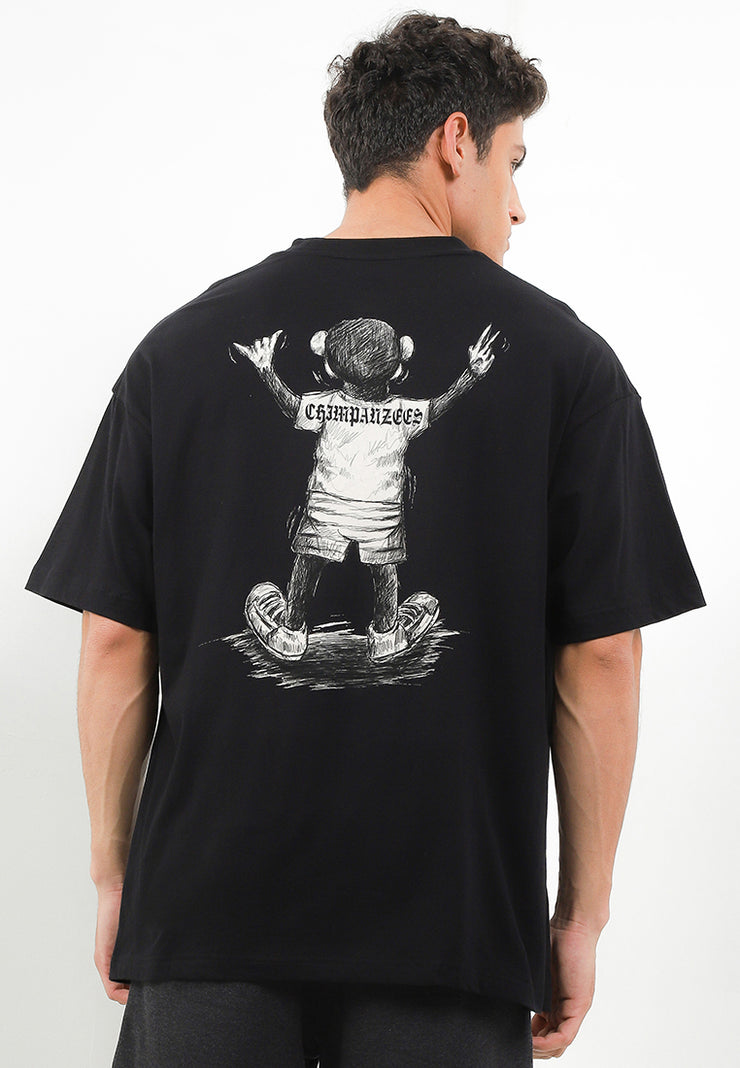 Git Gut Oversized T-Shirt - Black