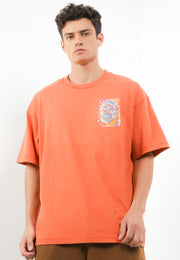 Chimpking Oversized T-Shirt - Orange