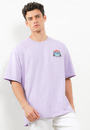 Uprising Oversized T-Shirt - Purple