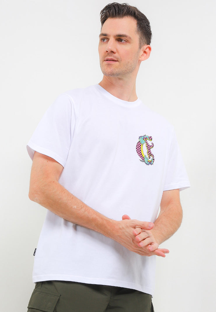 Checkerboard Smart Fit T-Shirt - White