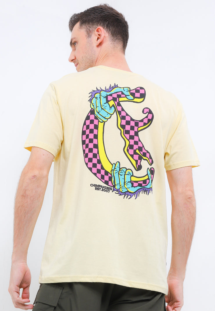 Checkerboard Smart Fit T-Shirt - Yellow