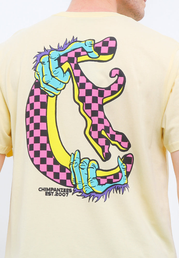 Checkerboard Smart Fit T-Shirt - Yellow