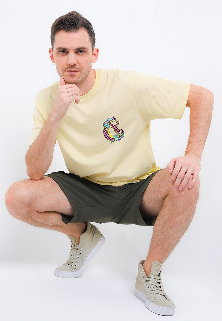 Checkerboard Smart Fit T-Shirt - Yellow