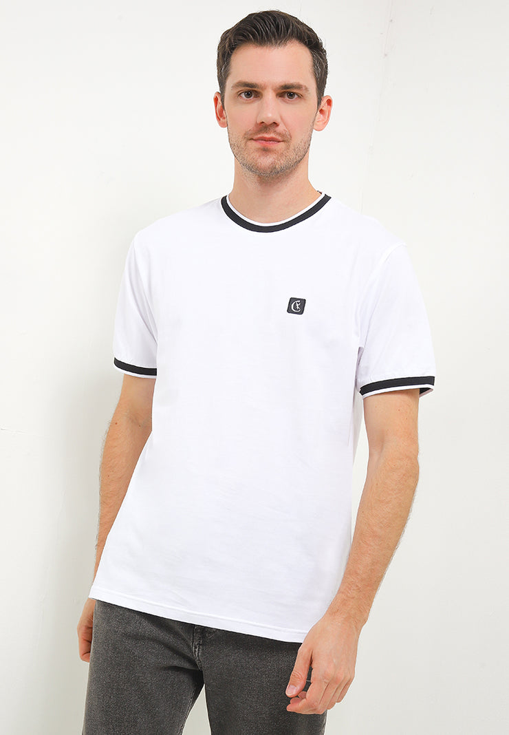 Basic Manzet Smart Fit Basic T-Shirt - White