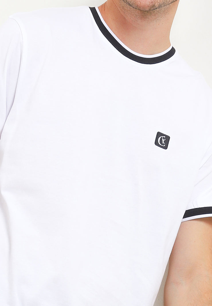 Basic Manzet Smart Fit Basic T-Shirt - White