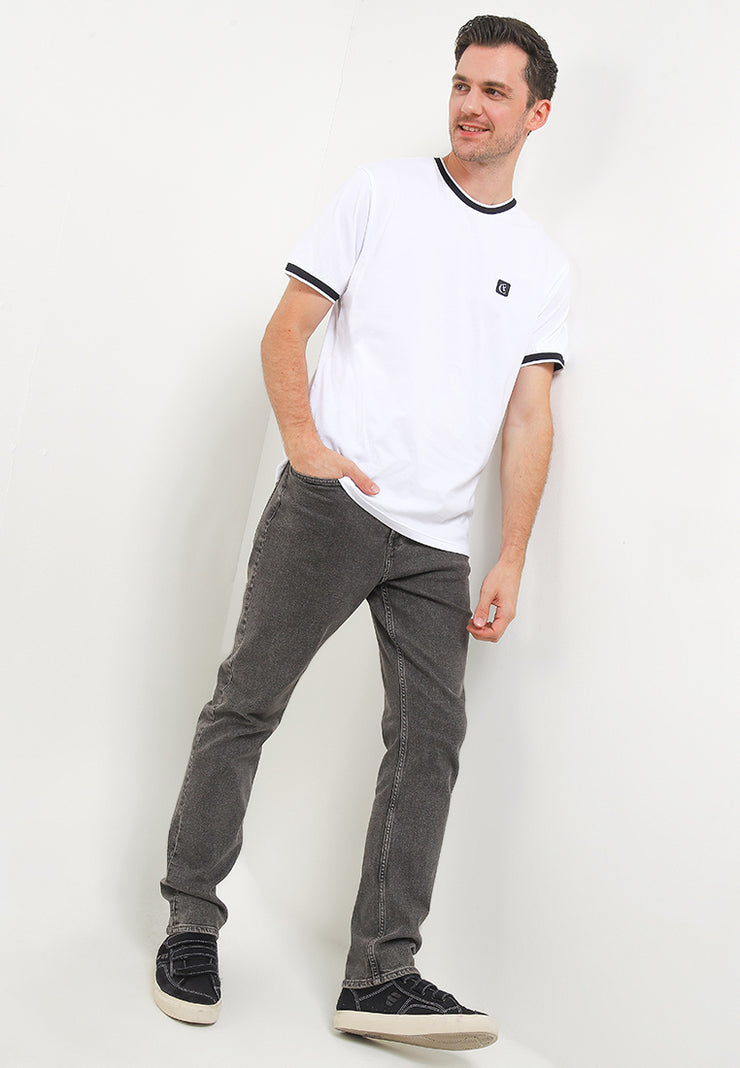 Basic Manzet Smart Fit Basic T-Shirt - White